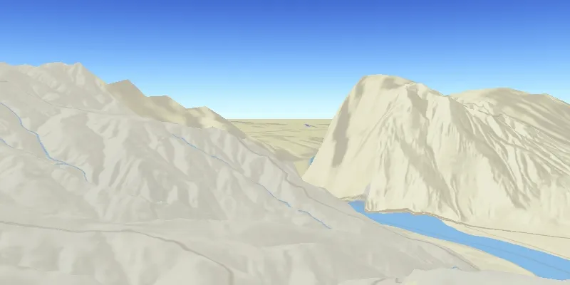 Image of terrain exaggeration