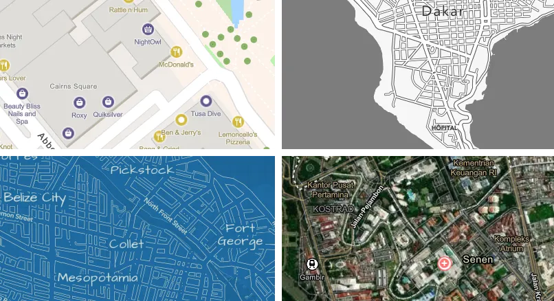 Basemap styles