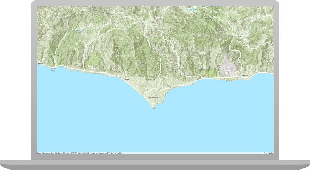 display a map
