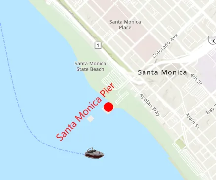 Graphics displayed on a map view. Graphics displayed on a map view.