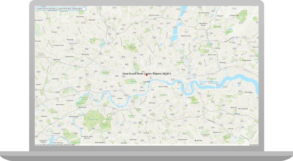 search for an address