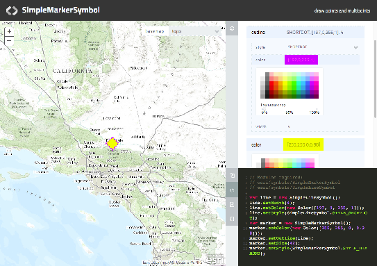 Symbolizing Graphics With Renderers Guide Arcgis Api For Javascript 3 38 Arcgis Developer