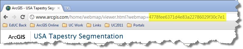 the webmap id is a unique identifier and is included in the URL to your webmap on ArcGIS.com