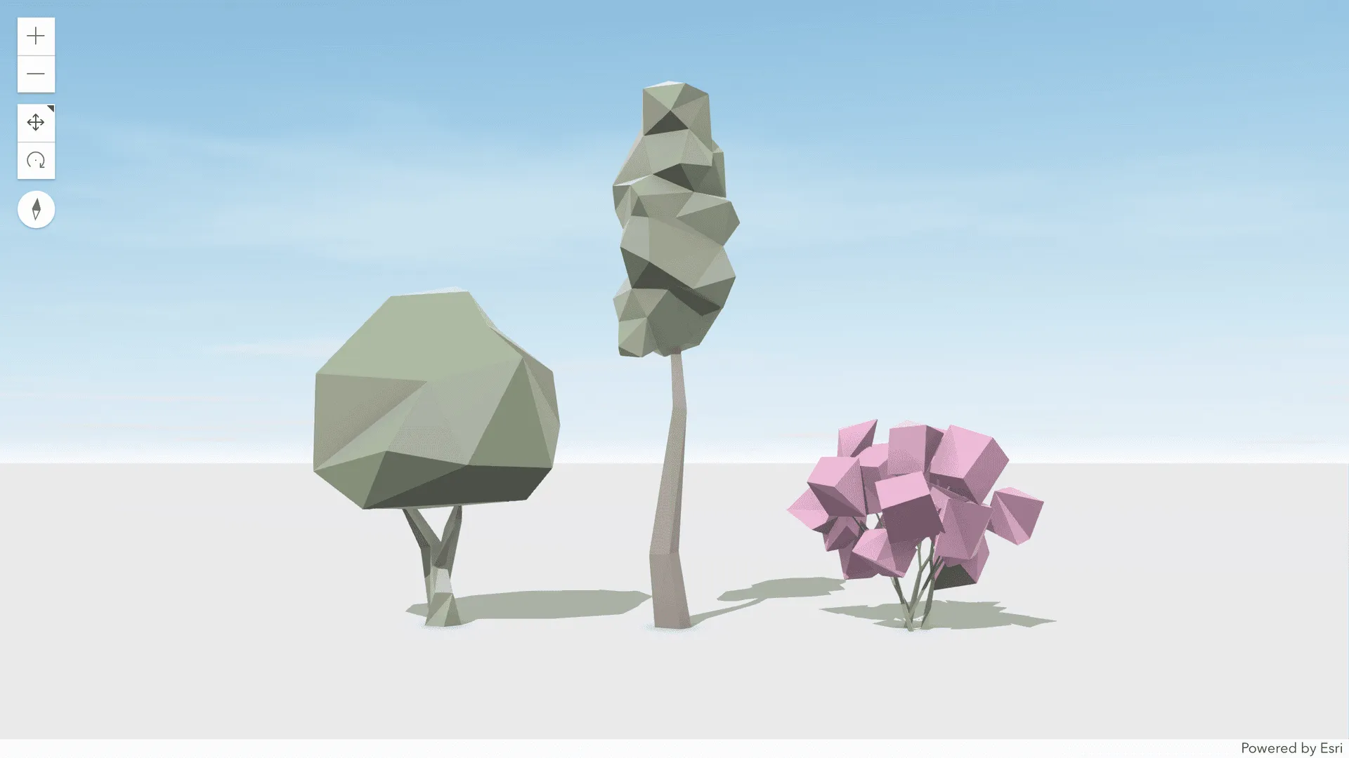 Low poly vegetation