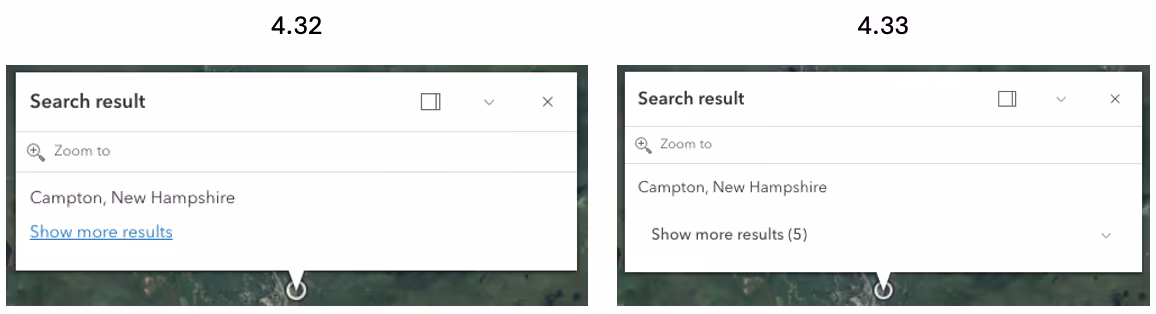 Search popup