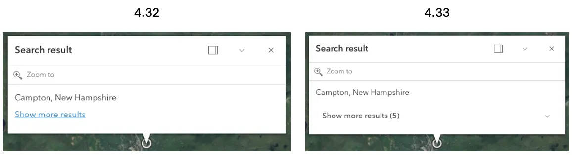 Search popup
