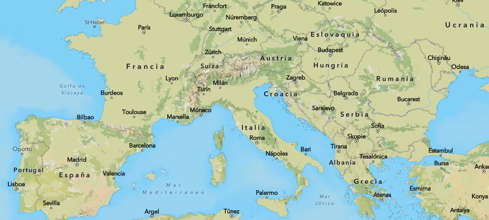 ArcGIS Outdoor basemap in Spanish