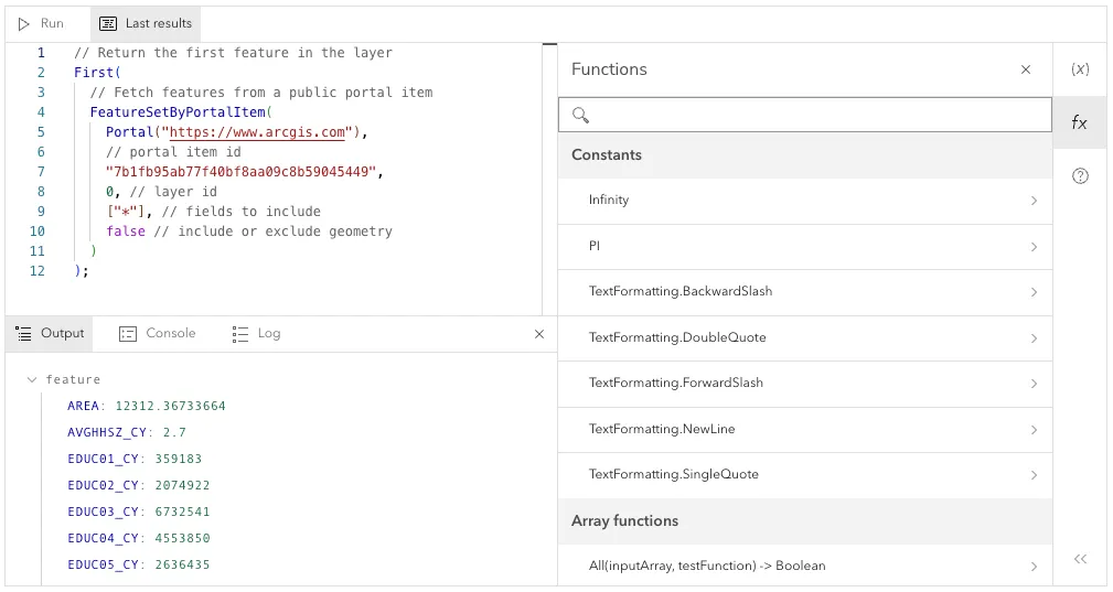 ArcGIS Maps SDK coding components