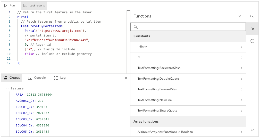 ArcGIS Maps SDK coding components