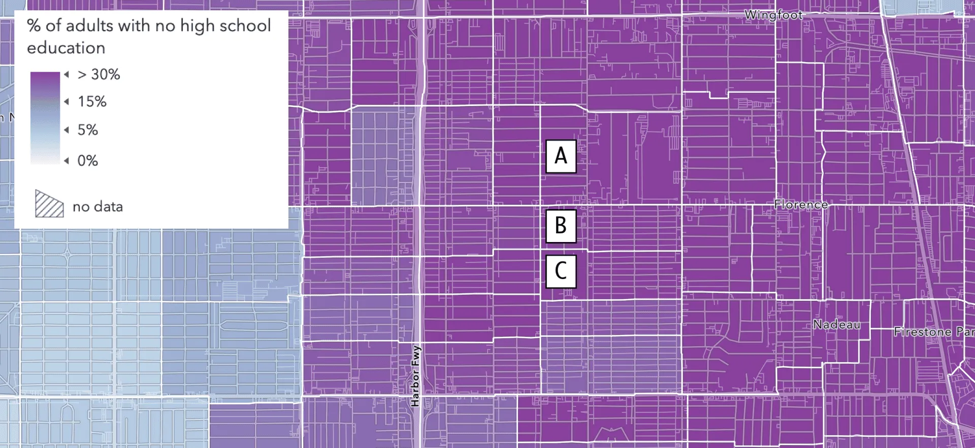 continuous with no label