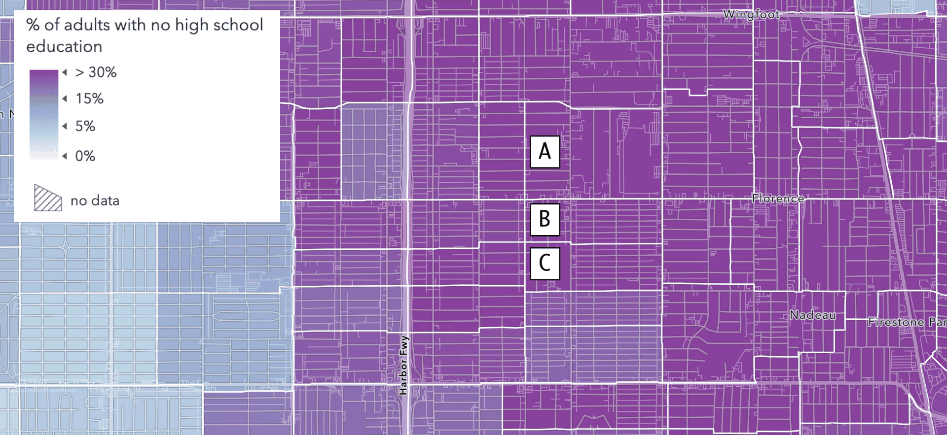 continuous with no label