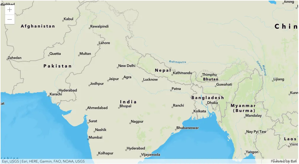 Map without layer blending