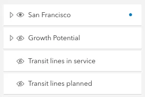 loading indicator in LayerList