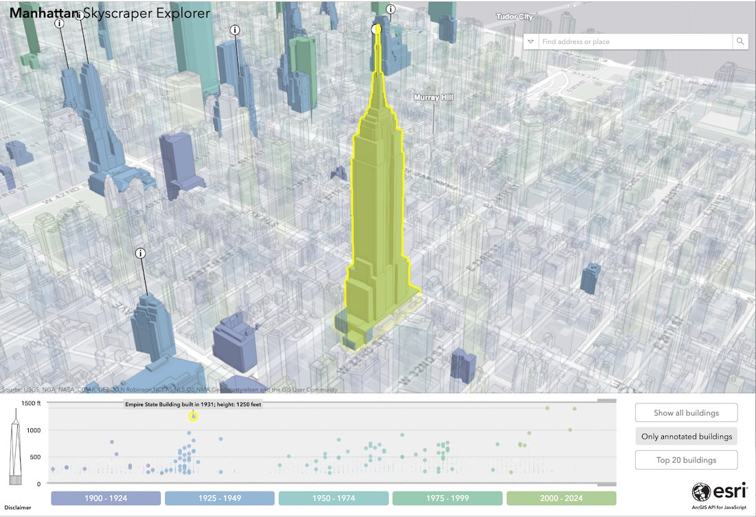 Manhattan Skyscraper Explorer