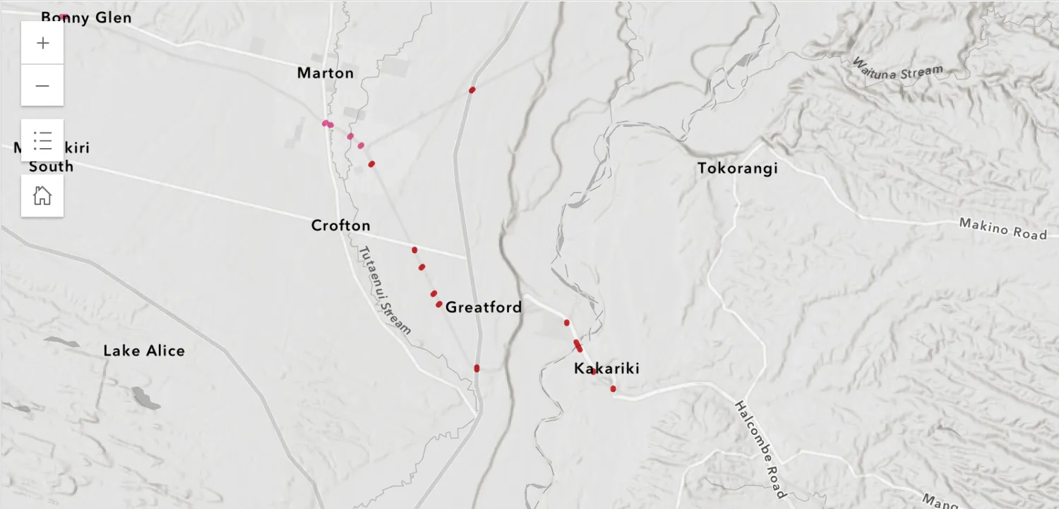 Polylines without binning enabled (zoomed in)