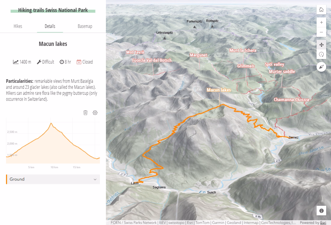 Hike in the Swiss National Park