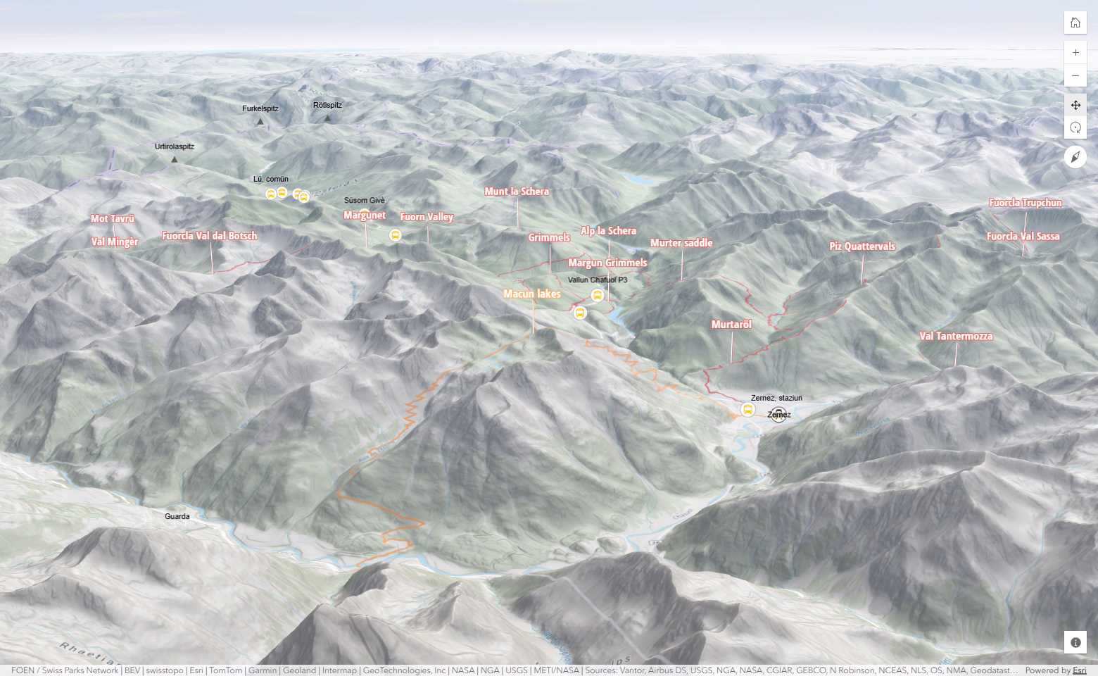 Hike in the Swiss National Park