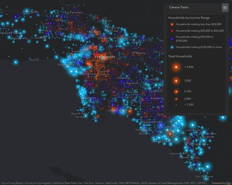 Thumbnail for LayerList widget with Legend