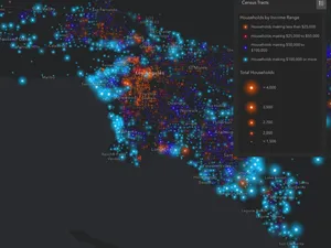 Thumbnail for LayerList widget with Legend