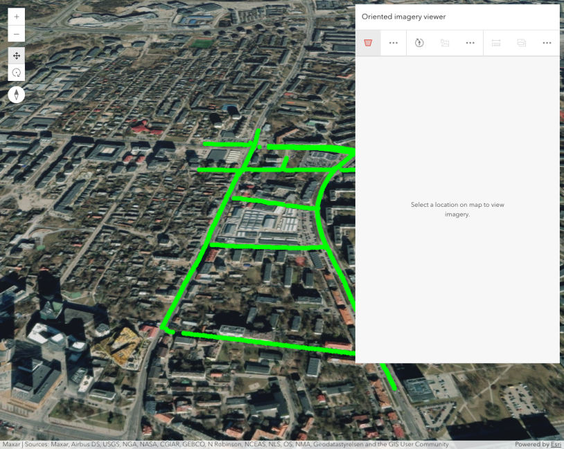 Thumbnail for OrientedImageryLayer in SceneView