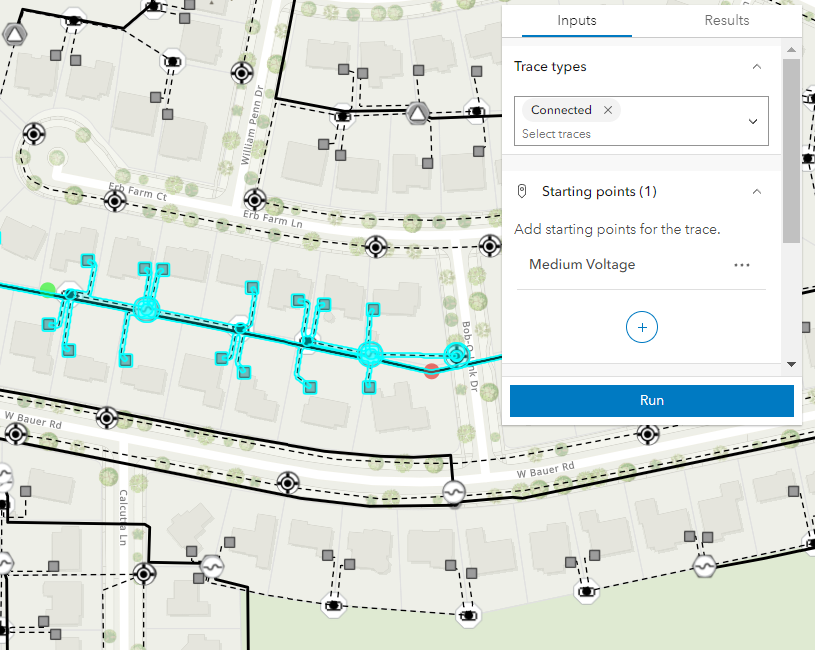 Thumbnail for UtilityNetworkTrace widget