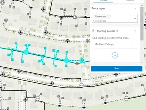 Thumbnail for UtilityNetworkTrace widget
