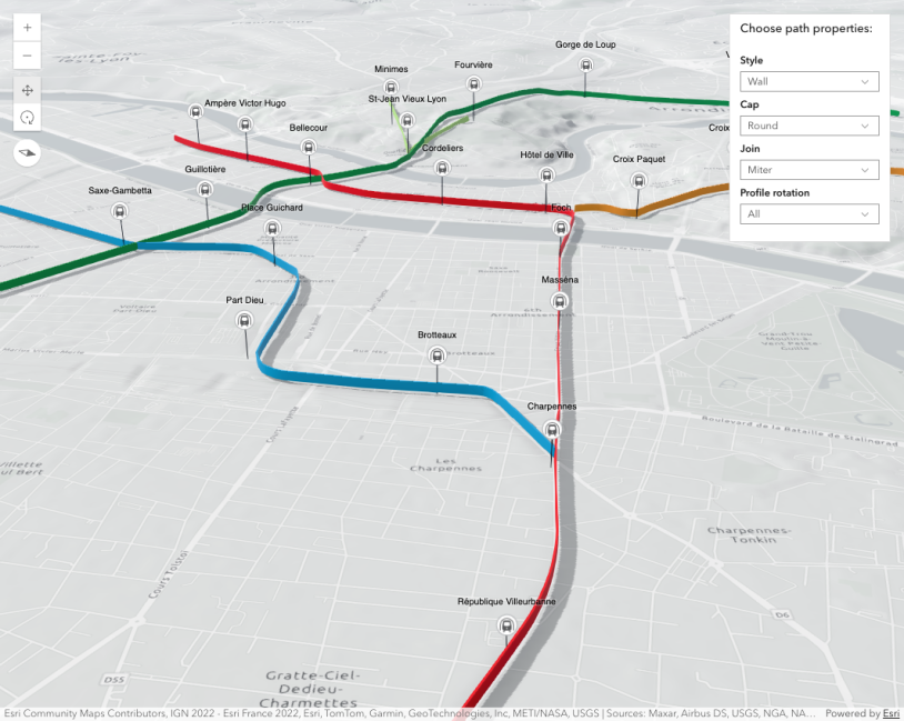 Thumbnail for Path visualization in 3D