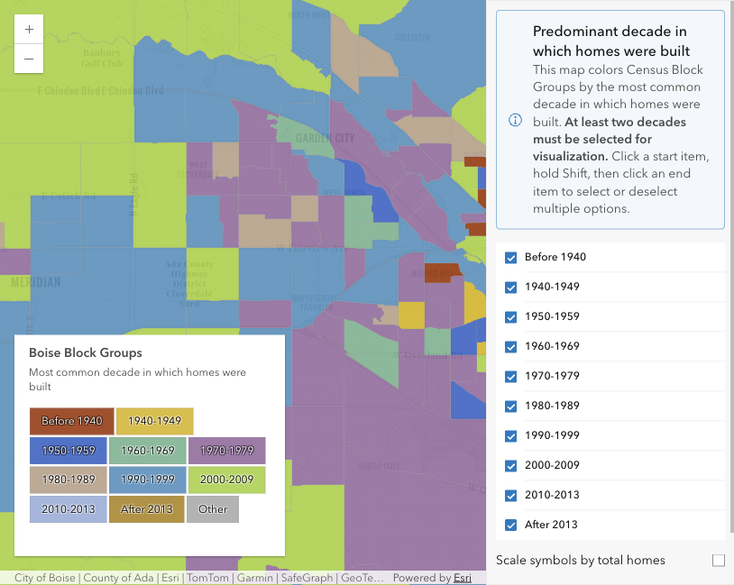 Generate a predominance visualization