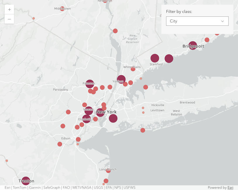 Thumbnail for MapImageLayer - dynamic data layer with query table