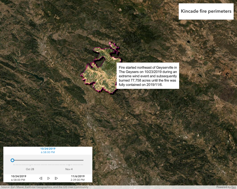 Thumbnail for GraphicsLayer with visibilityTimeExtent