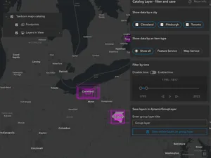 Thumbnail for Explore data in CatalogLayer