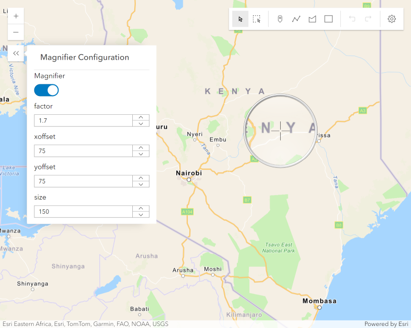 Thumbnail for Snapping with Sketch widget and Magnifier