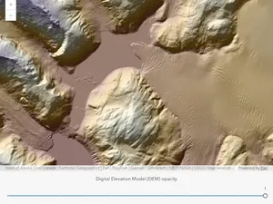 Thumbnail for MapImageLayer - raster data source