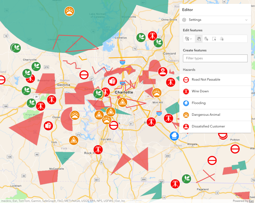 Thumbnail for Edit features with the Editor component