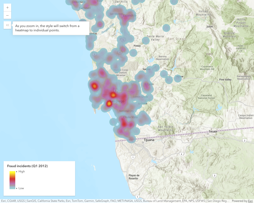 Create a scale-dependent visualization