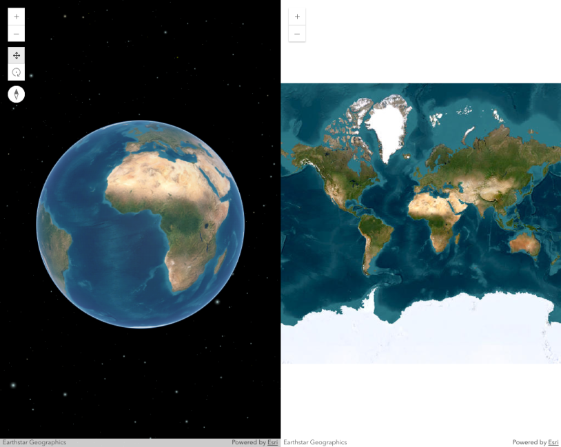 Synchronize Map and Scene component views