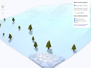 Thumbnail for Low poly terrain using mesh geometry