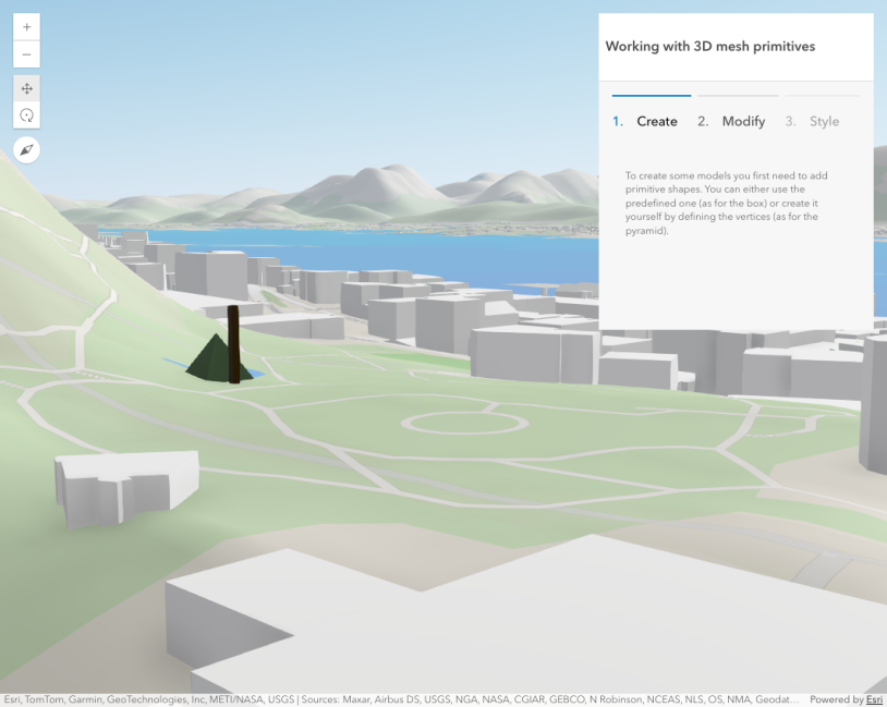 Working with 3D mesh primitives