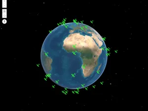 Thumbnail for Satellites in 3D view