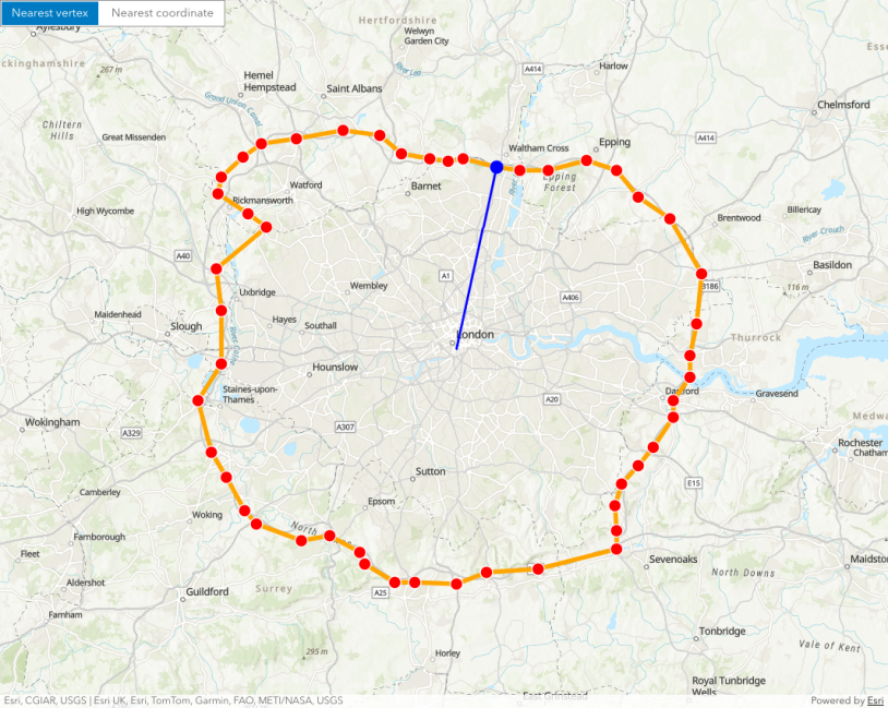 Thumbnail for Geometry operator - proximity analysis
