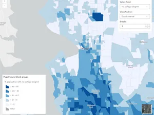 Thumbnail for Generate a class breaks visualization