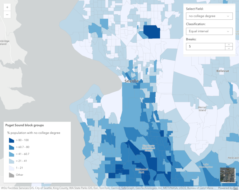 Thumbnail for Generate a class breaks visualization