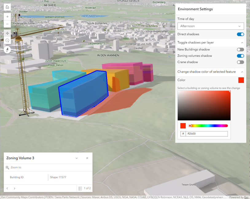 Thumbnail for Scene - shadow and lighting settings