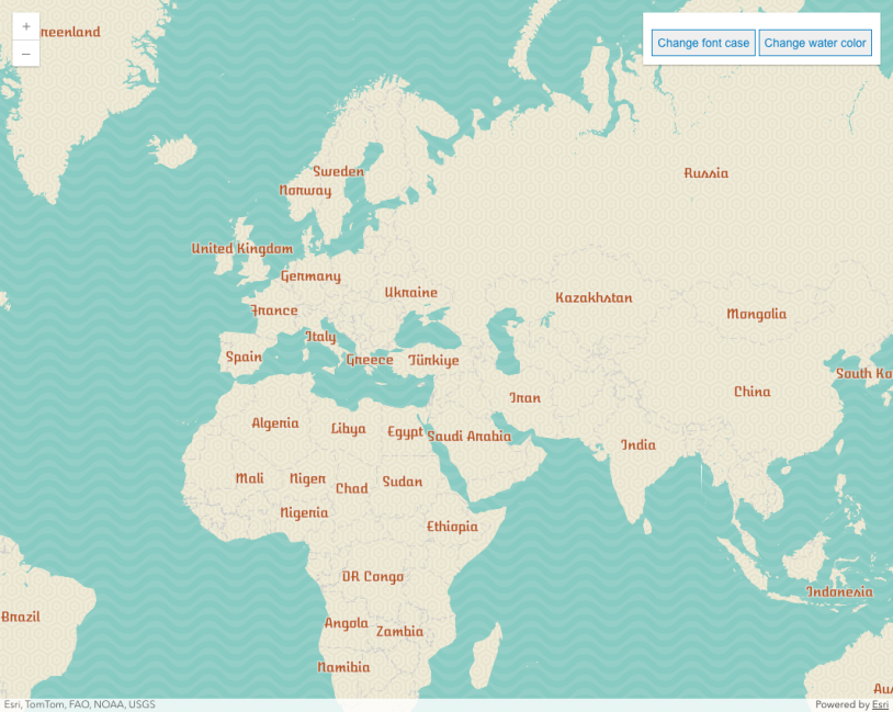 Thumbnail for VectorTileLayer - update style layers