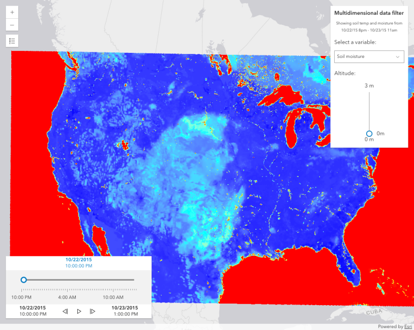 Thumbnail for Multidimensional ImageryTileLayer