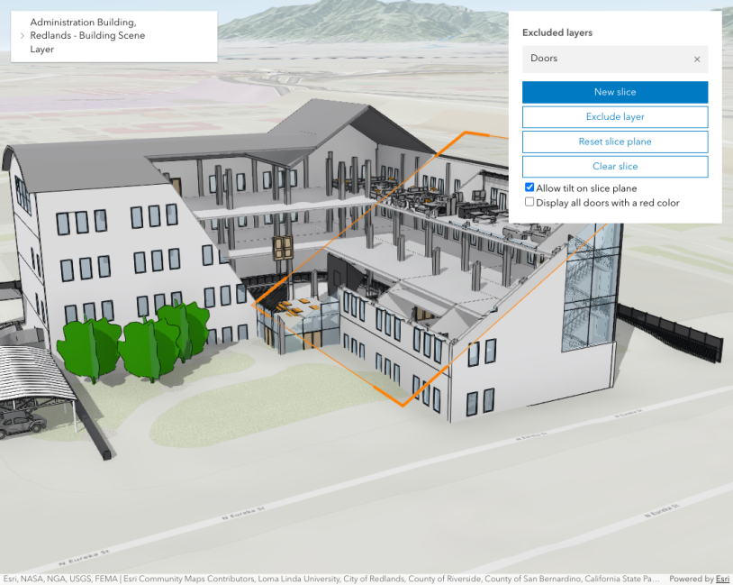 Thumbnail for BuildingSceneLayer with Slice component