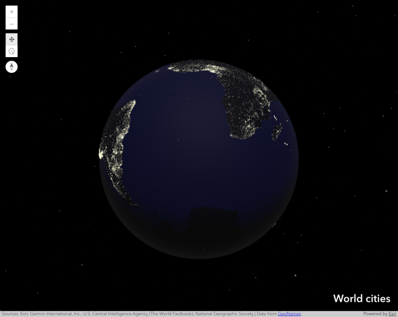 Thumbnail for Scene Layer with point geometries