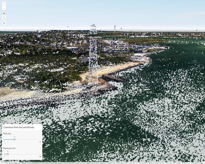 Thumbnail for PointCloudLayer - change point size and density