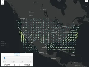 Thumbnail for Visualizing wind data with VectorFieldRenderer