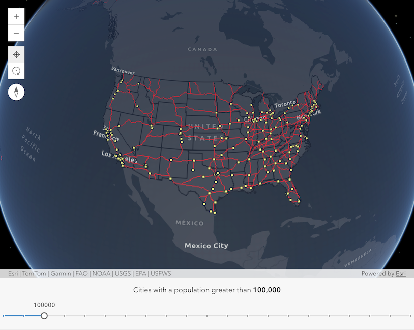 Thumbnail for MapImageLayer - Set definition expressions on sublayers